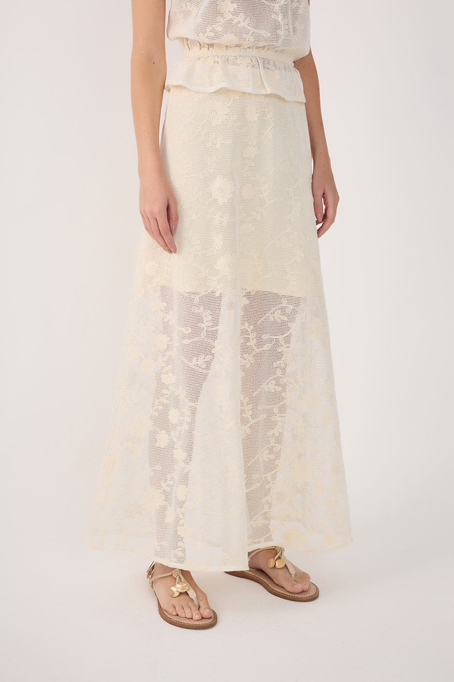 Embroidered Mesh Skirt_3