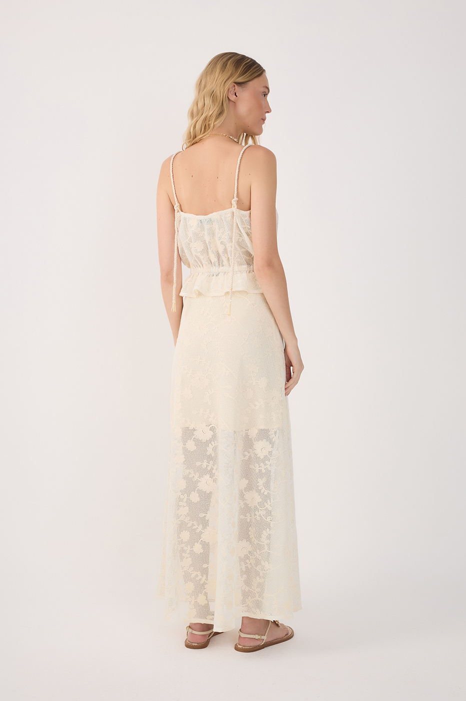 Embroidered Mesh Skirt_5