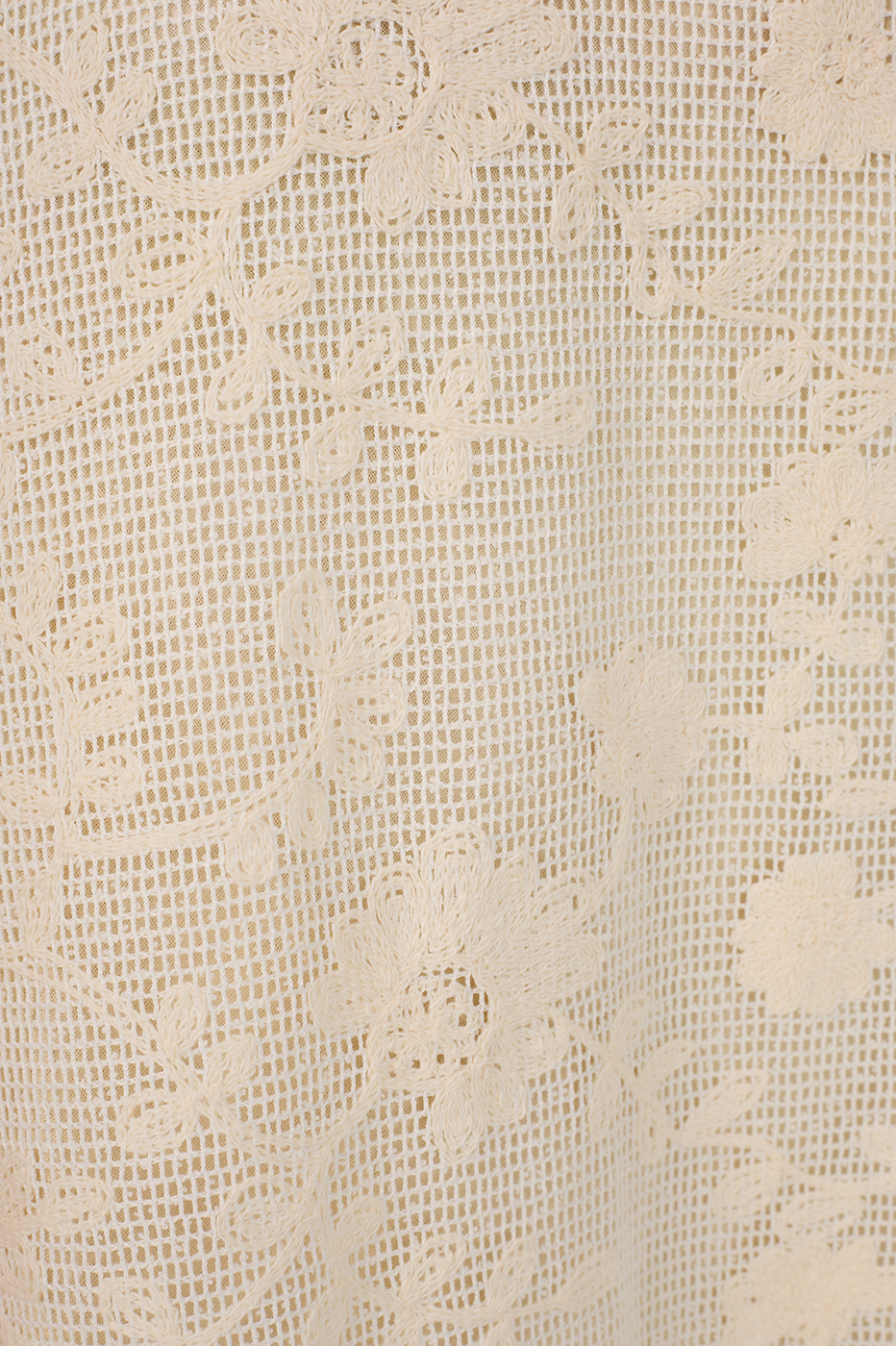 Embroidered Mesh Skirt