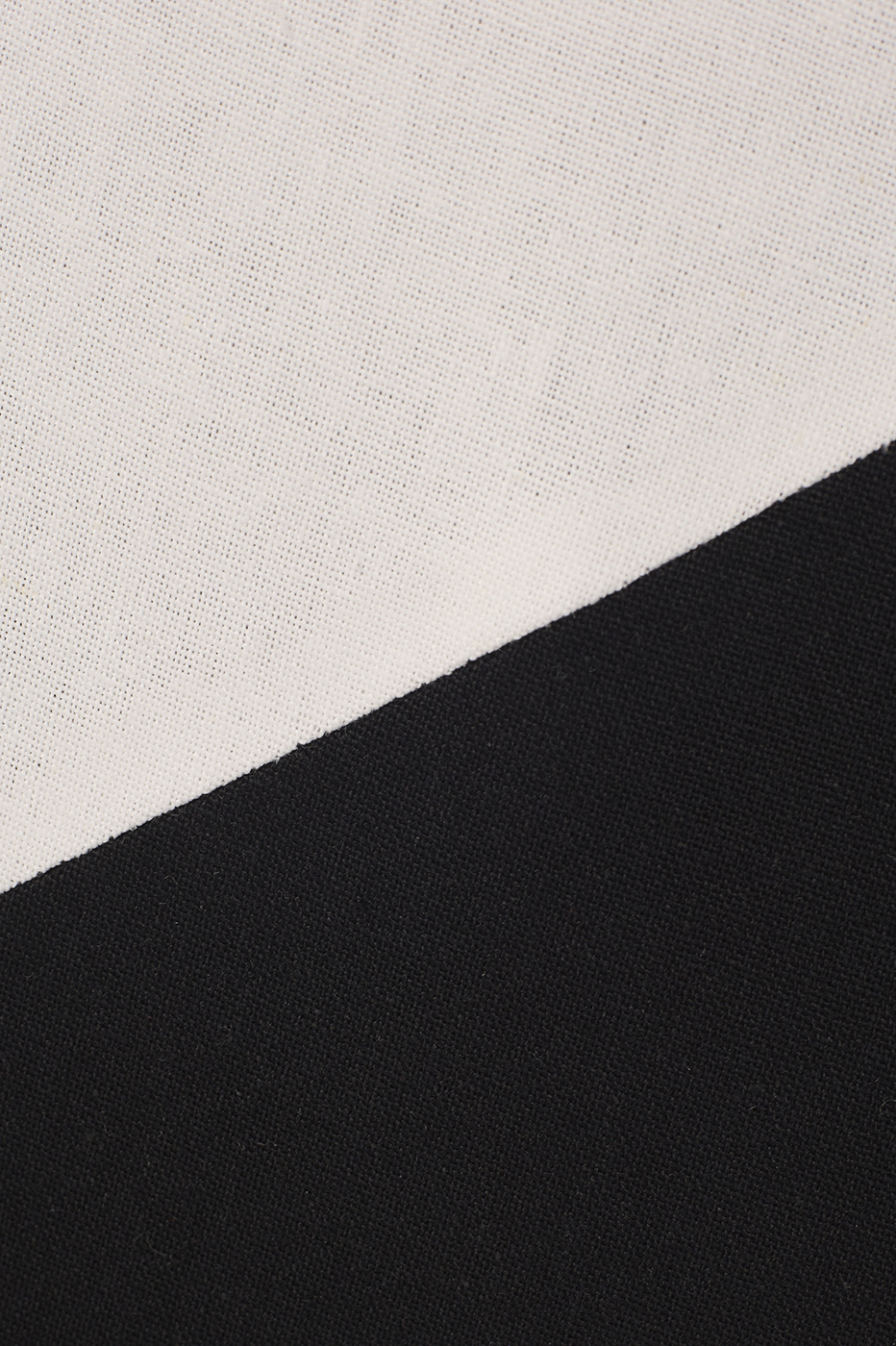 Bicolor Midi Linen Skirt