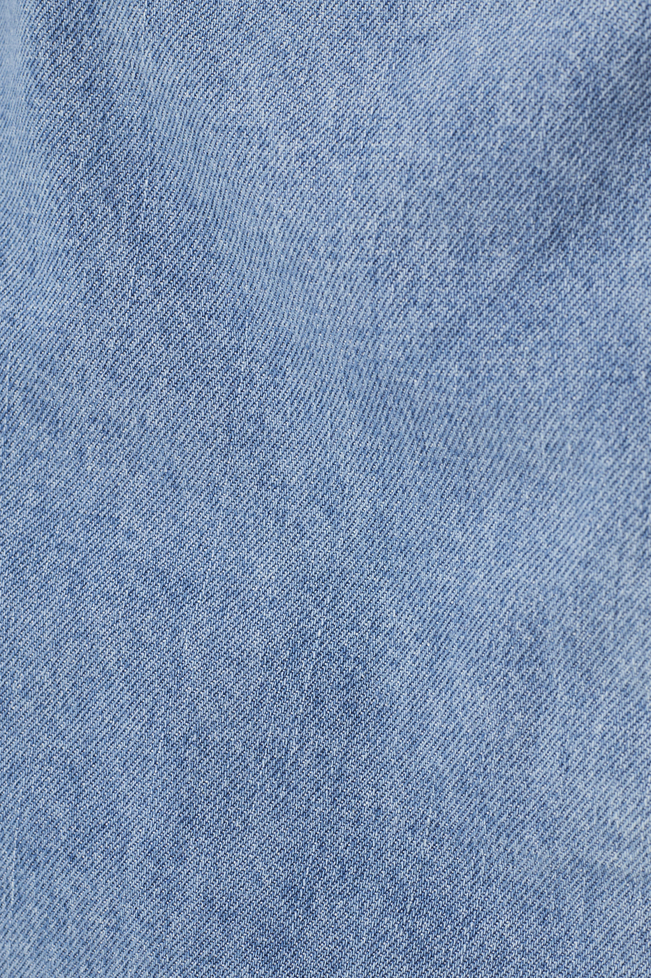 Jeans Skirt Topstitched Waistband Shorts