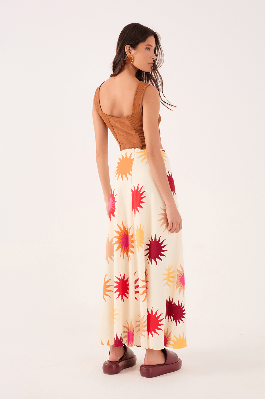 Cali Print Midi Skirt_5