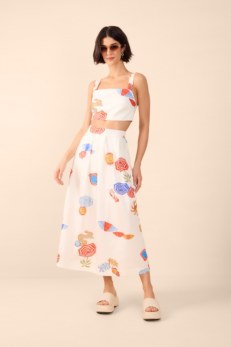Sun Print Midi Skirt_1