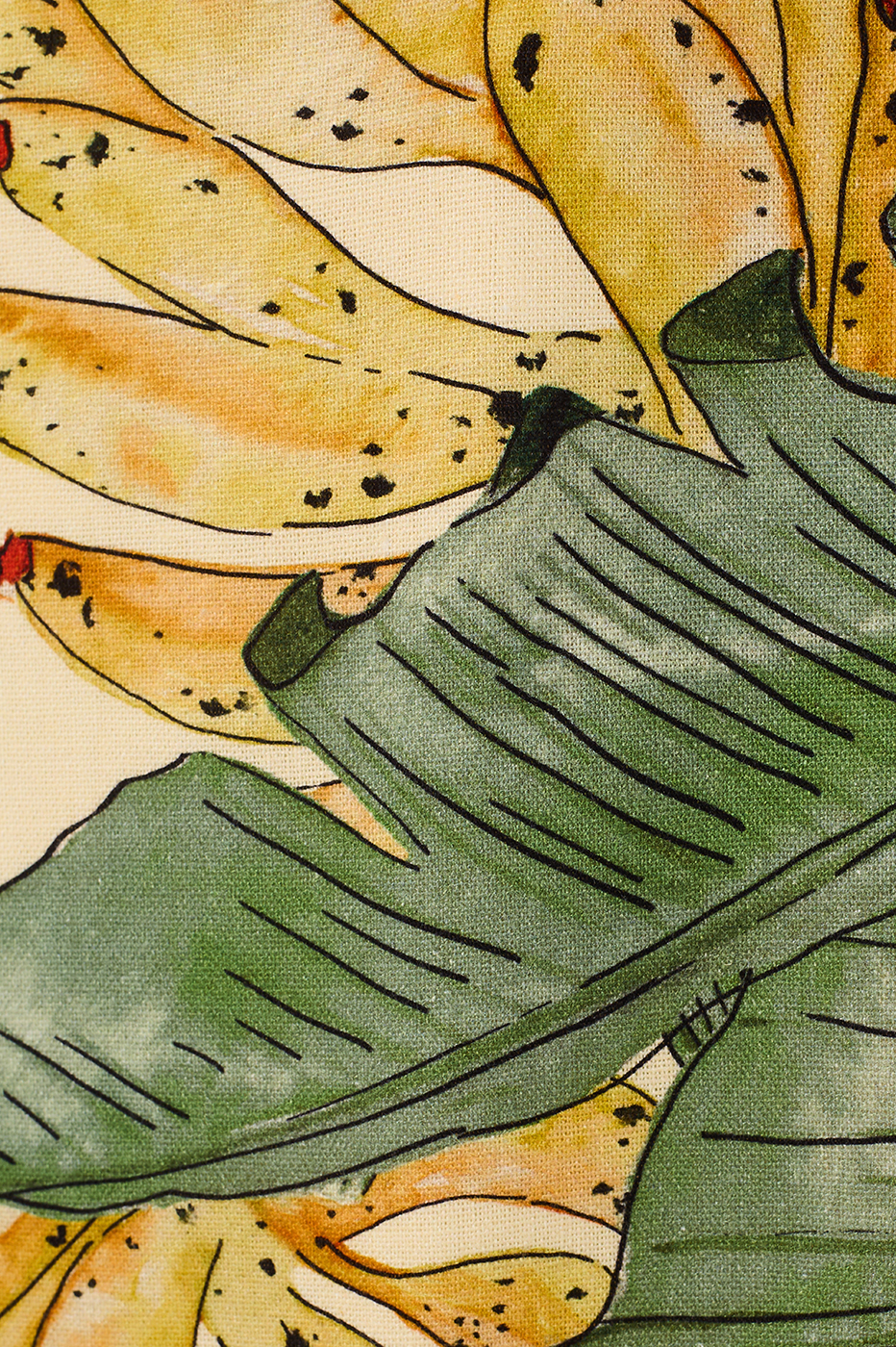 Ruffled Pareo Skirt with Paradise Print_7