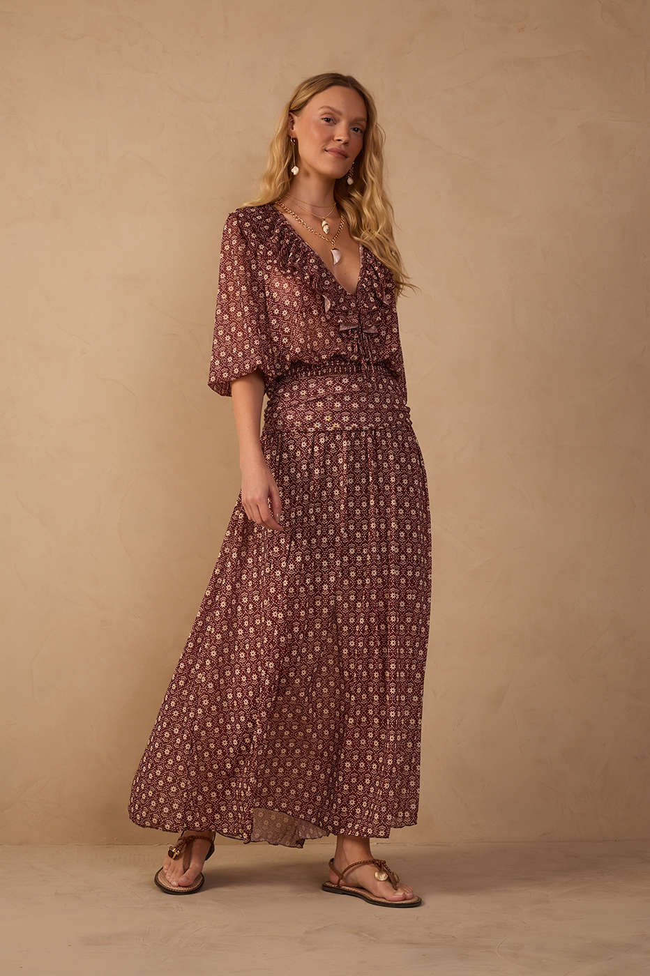 burgundy tulle maxi dress Sexy Burgundy Maxi Dress - Tulle Maxi Dress - Leg Slit Maxi Dress