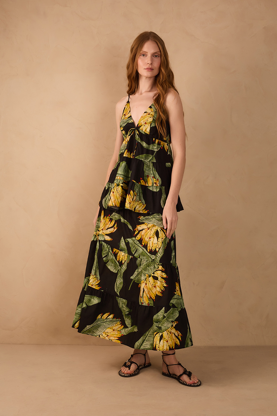 Midi Poplin Paraíso Print Skirt_1