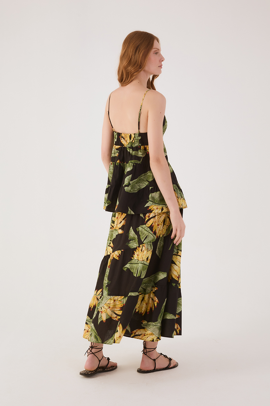 Midi Poplin Paraíso Print Skirt_5