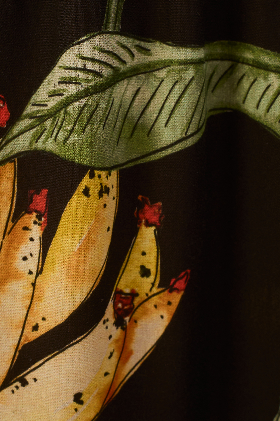 Midi Poplin Paraíso Print Skirt