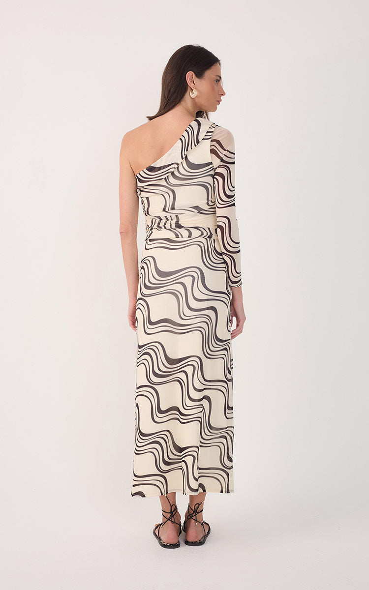 Fluir Print Tulle Skirt_1