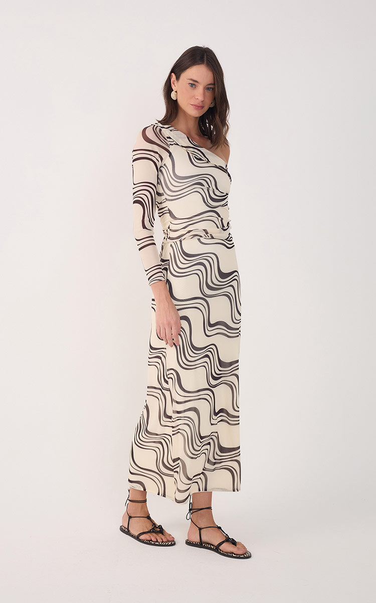 Fluir Print Tulle Skirt_2