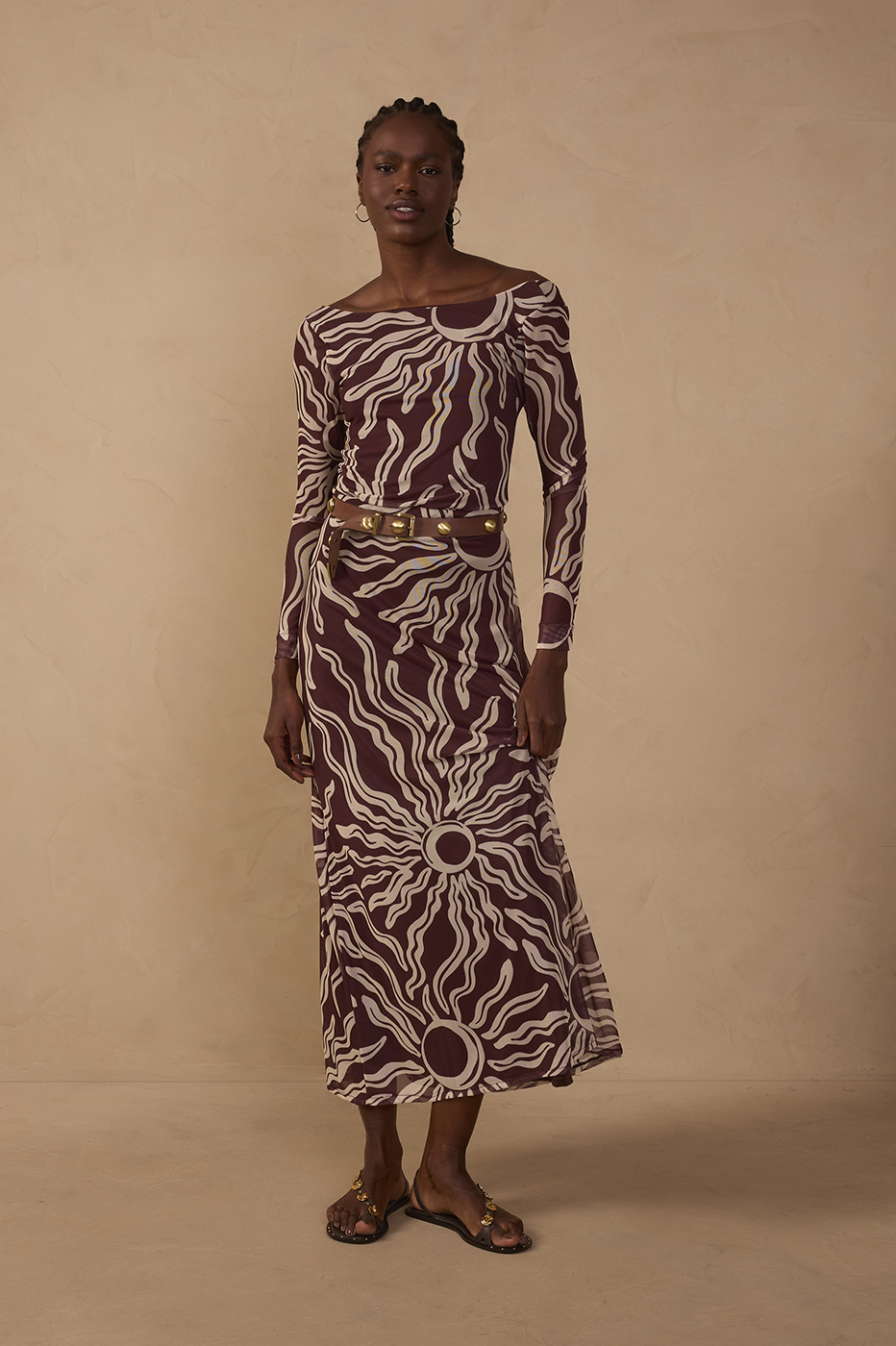 Solis Print Tulle Skirt_0
