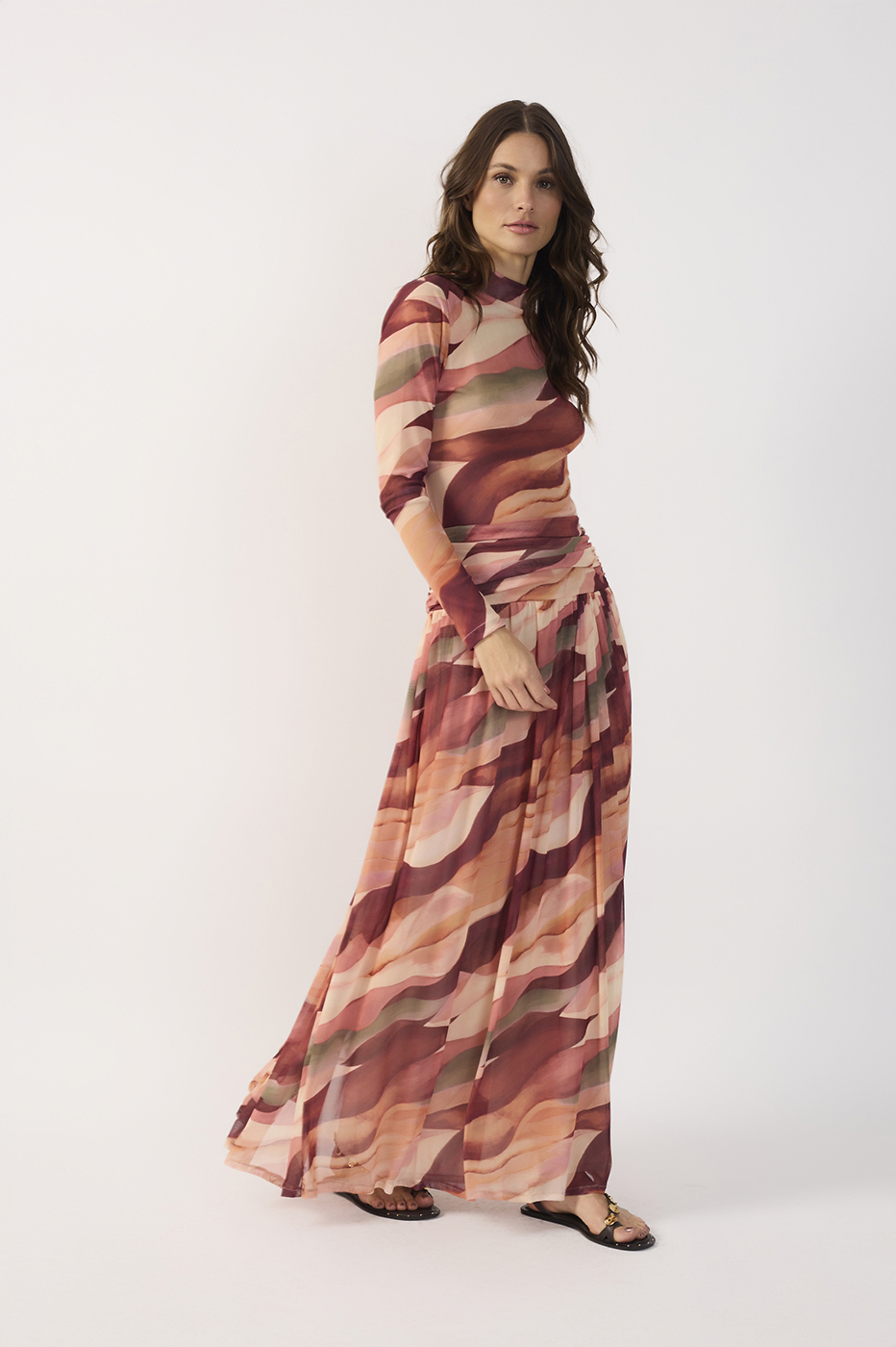 Dunas Print Tulle Skirt_3