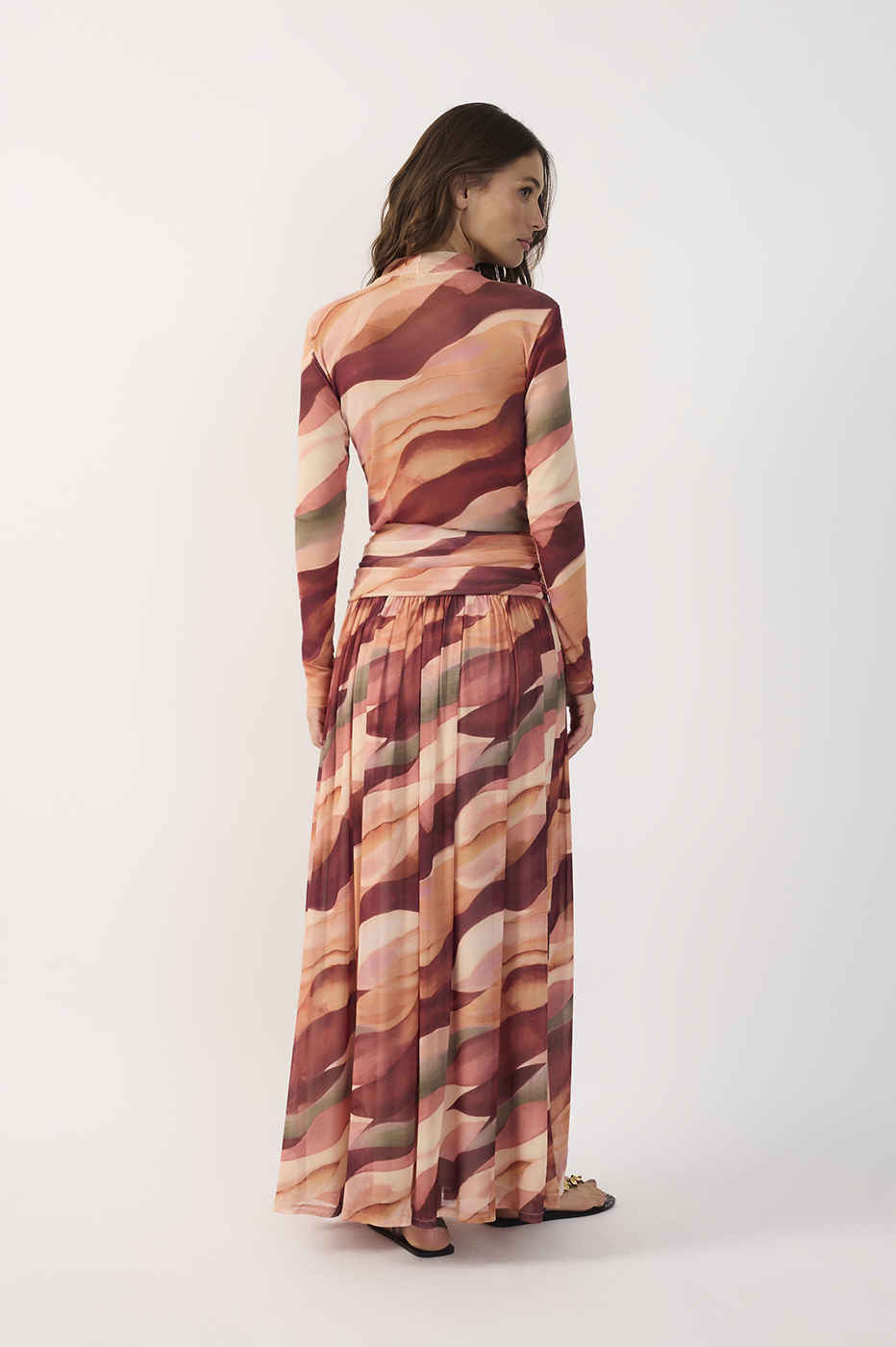 Dunas Print Tulle Skirt_6