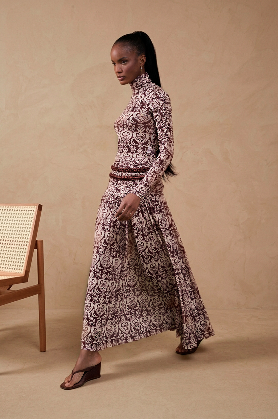 Tropikat Mesh Maxi Skirt_0