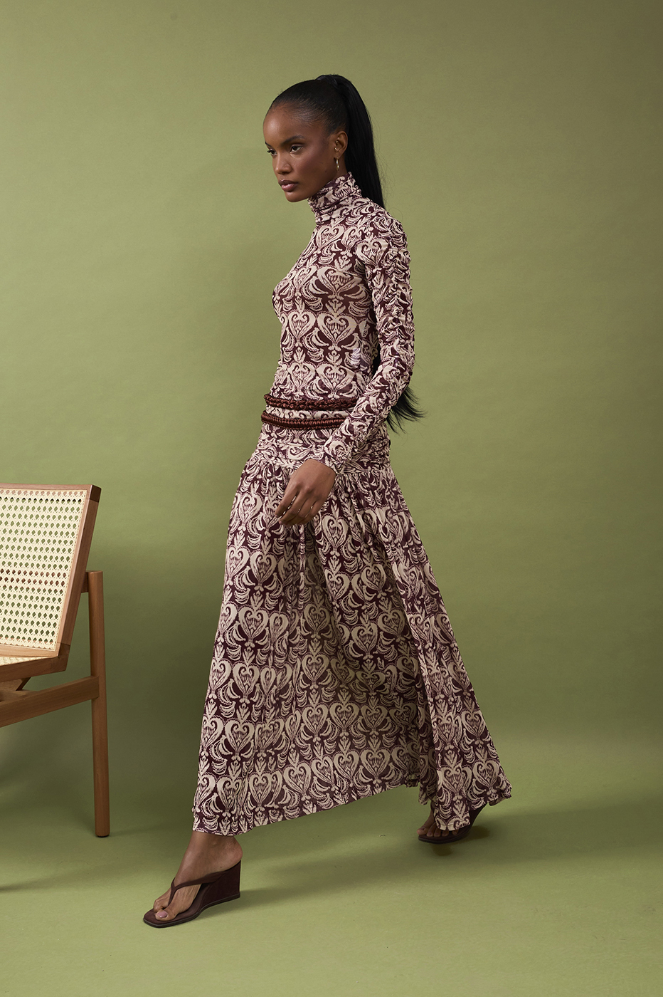 Tropikat Mesh Maxi Skirt_1