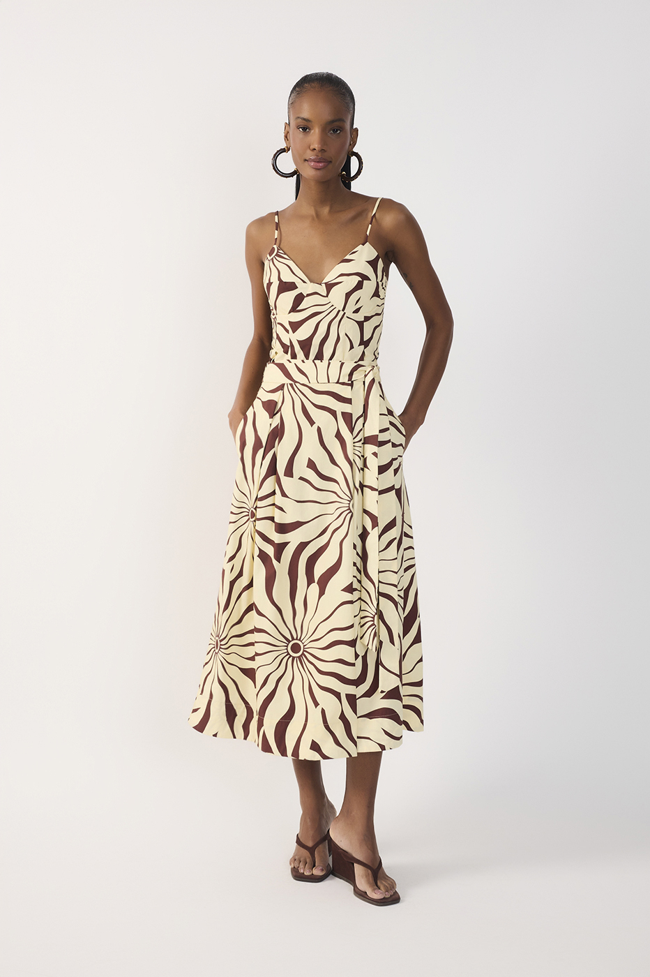 Alvorecer Print Cropped Cotton Skirt_4