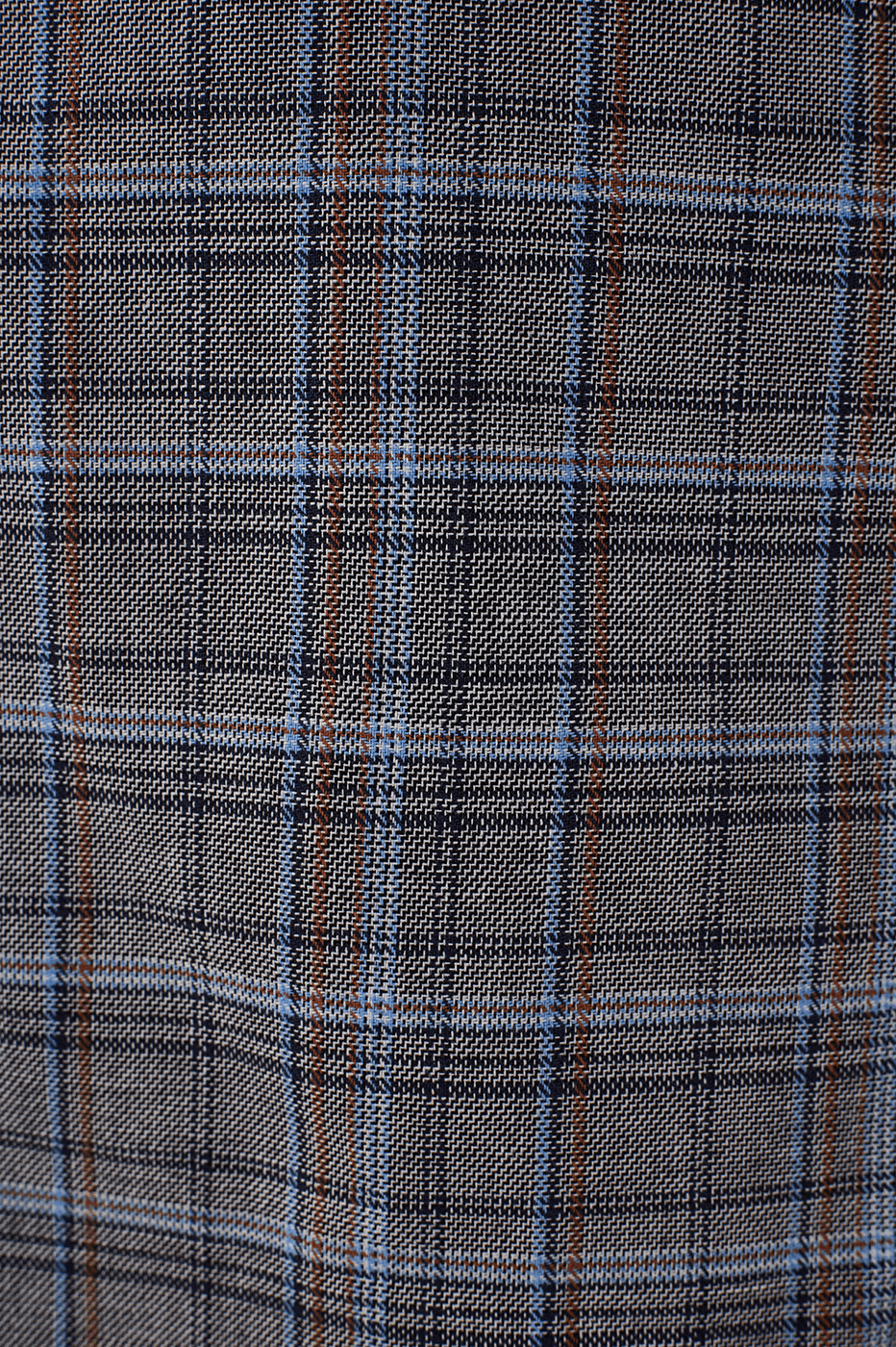 Grey Plaid Side Pockets Tailored Shorts