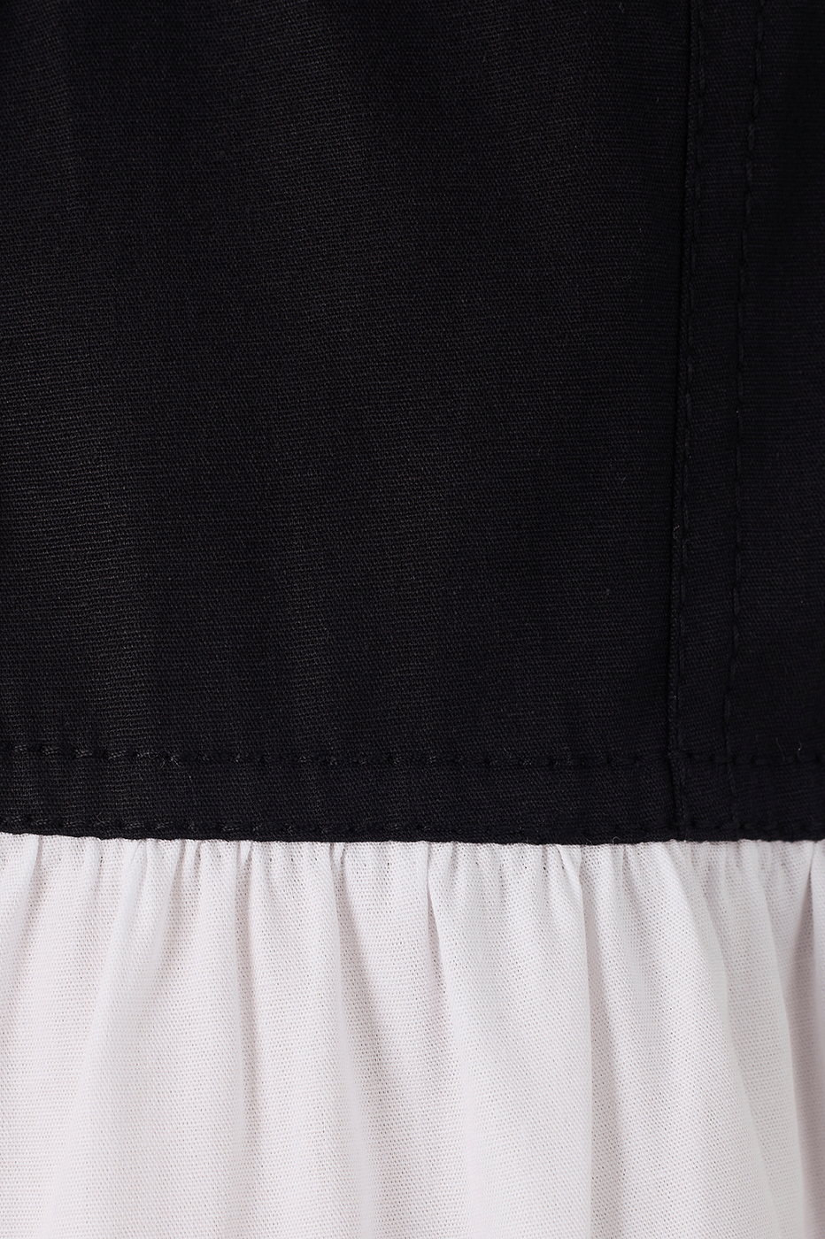 Black Front Slit Pockets Twill Maxi Skirt