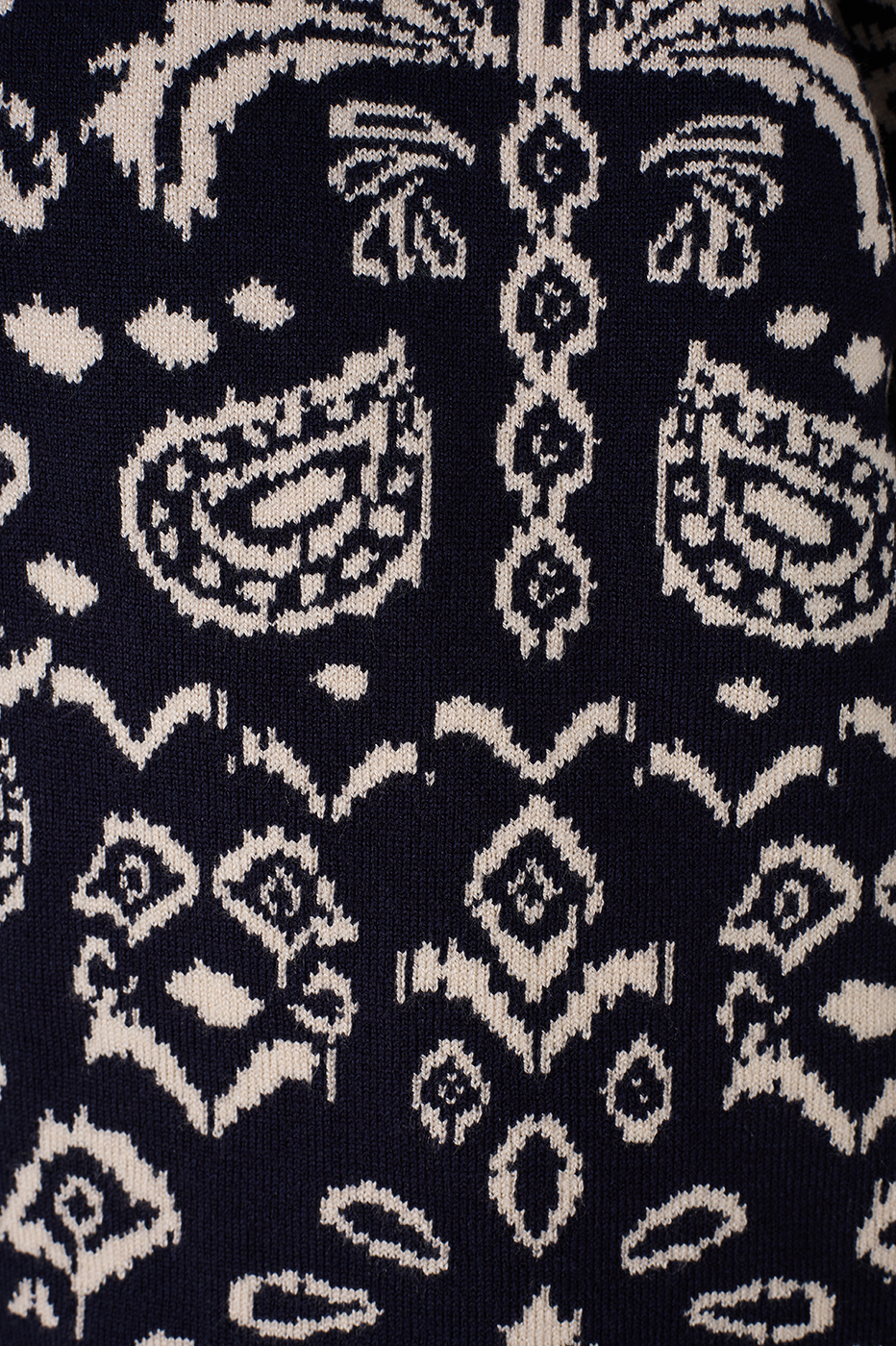 Tropikat Print Knit Cardigan