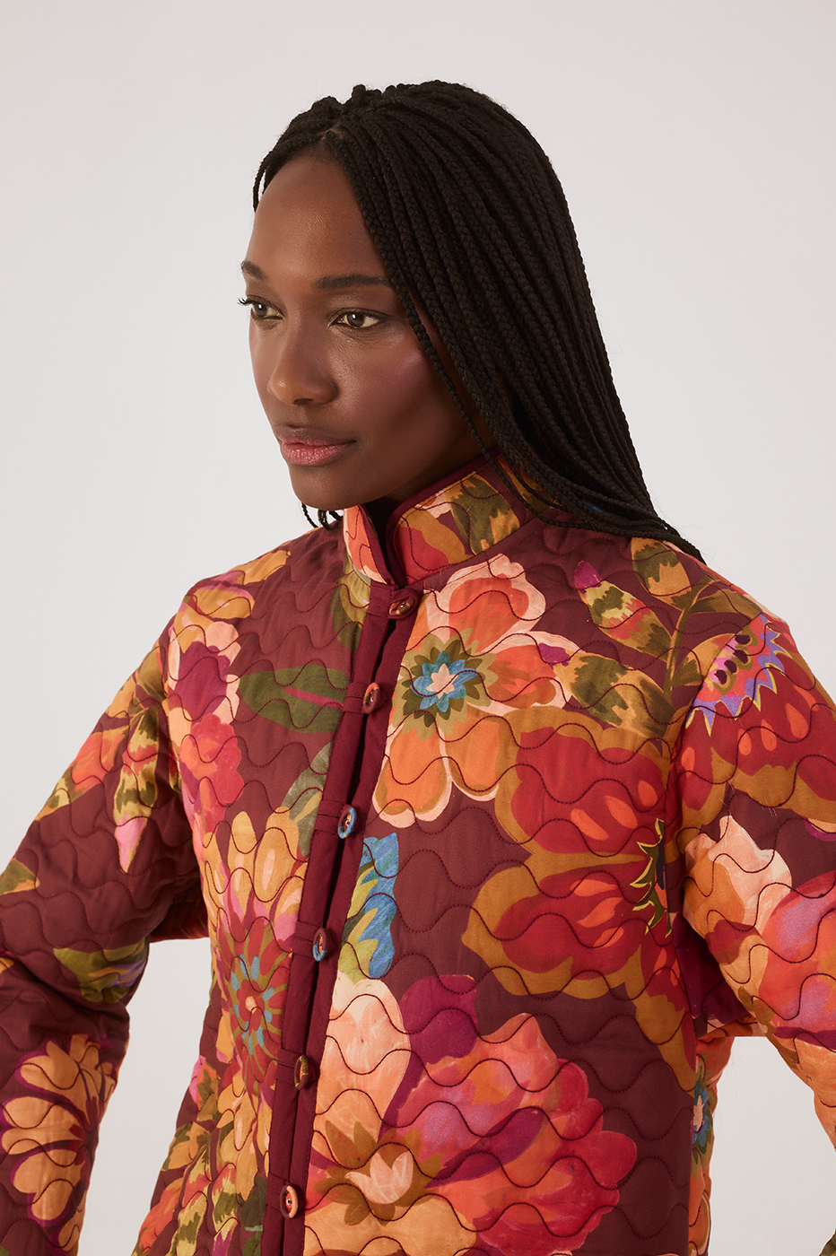 Garden Print quilted jacket_3
