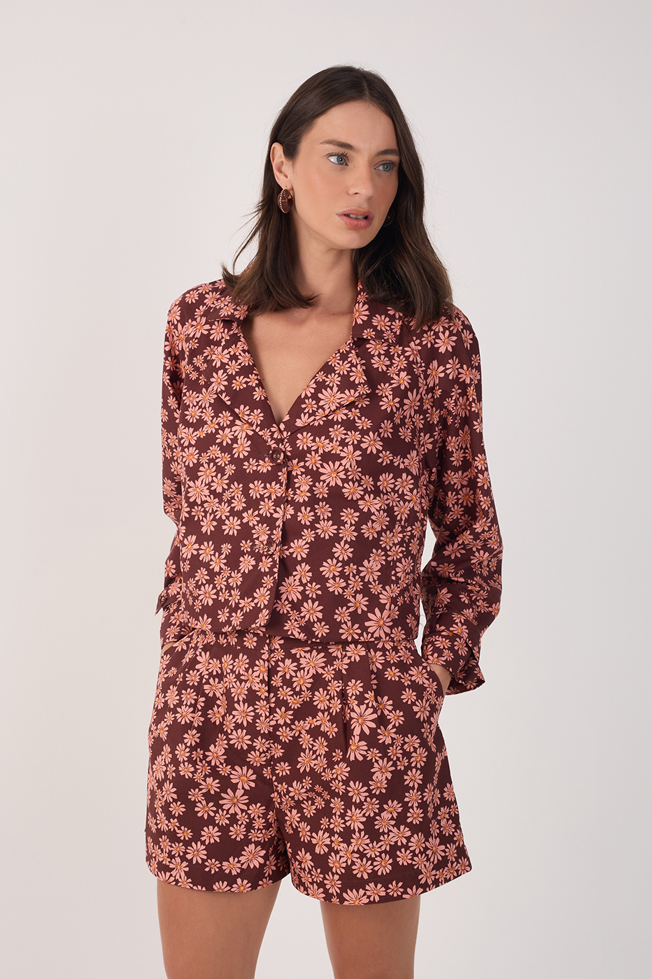 Margaridas Rosa Print Jacket_2