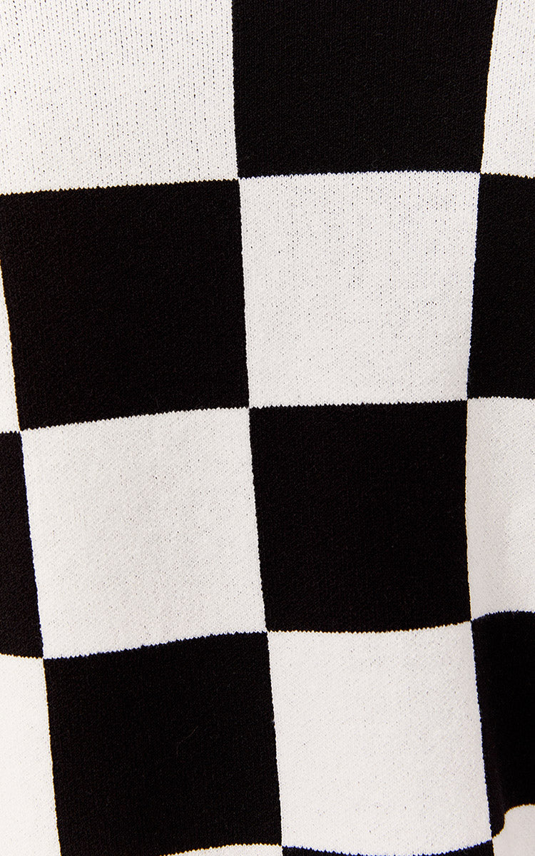 Mixed Knit Square Jacket_5
