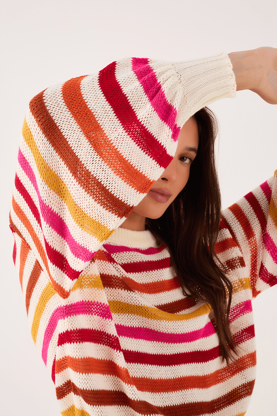 Tarde Stripe Knit Coat_4