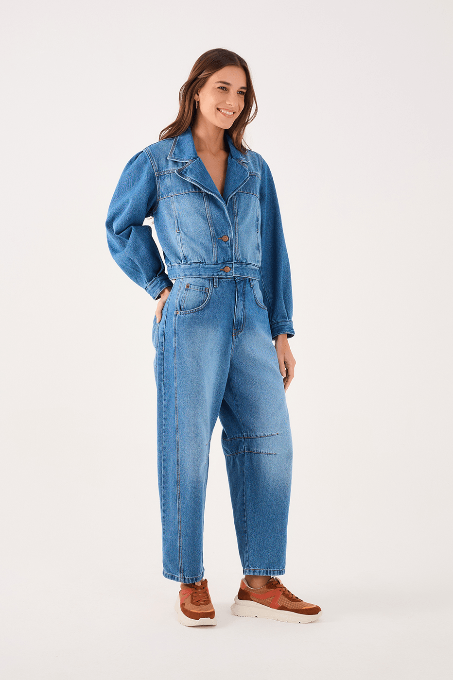 Cutout Denim Jacket