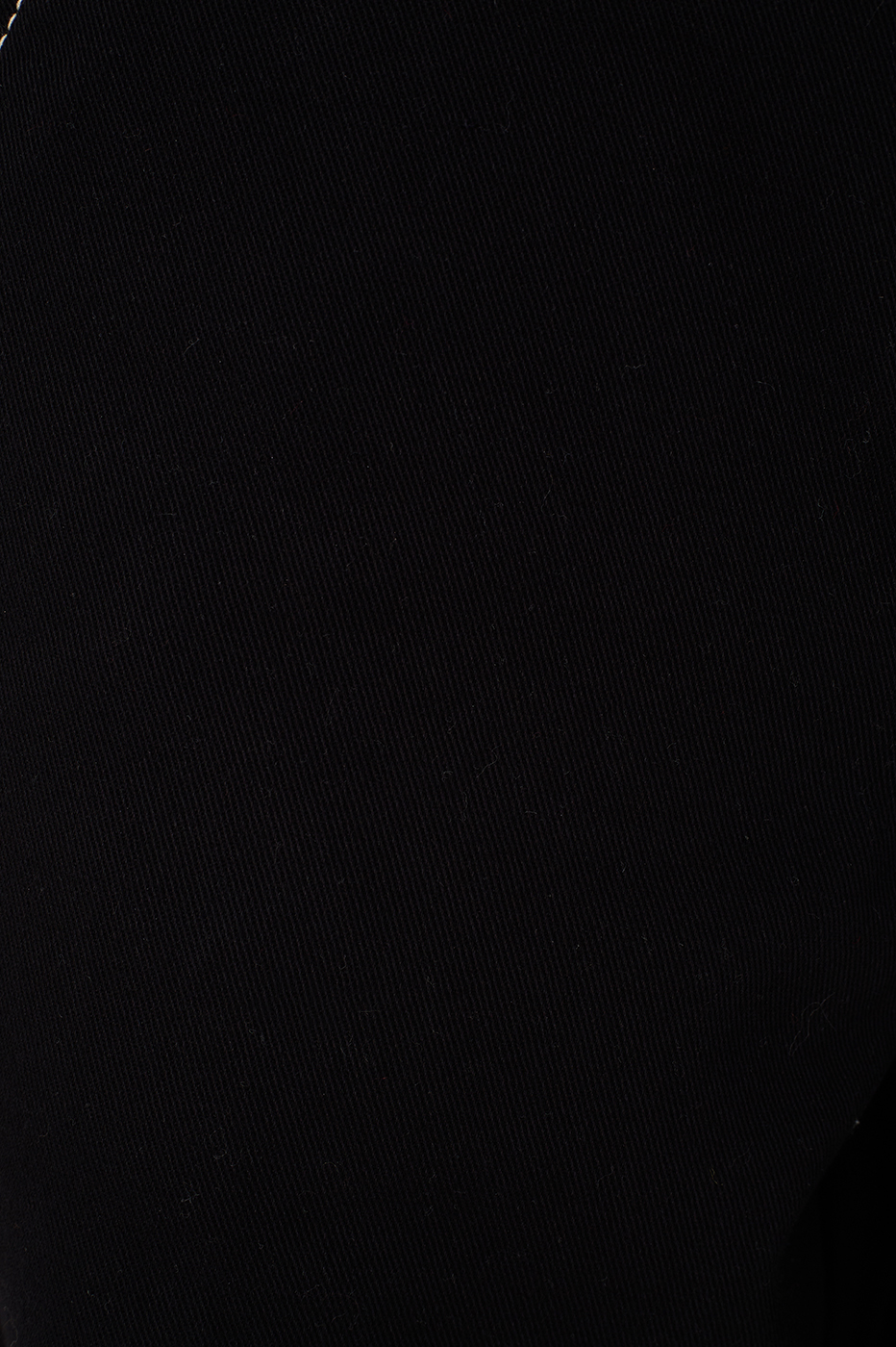 Black Notched Lapel Buttoned Twill Blazer