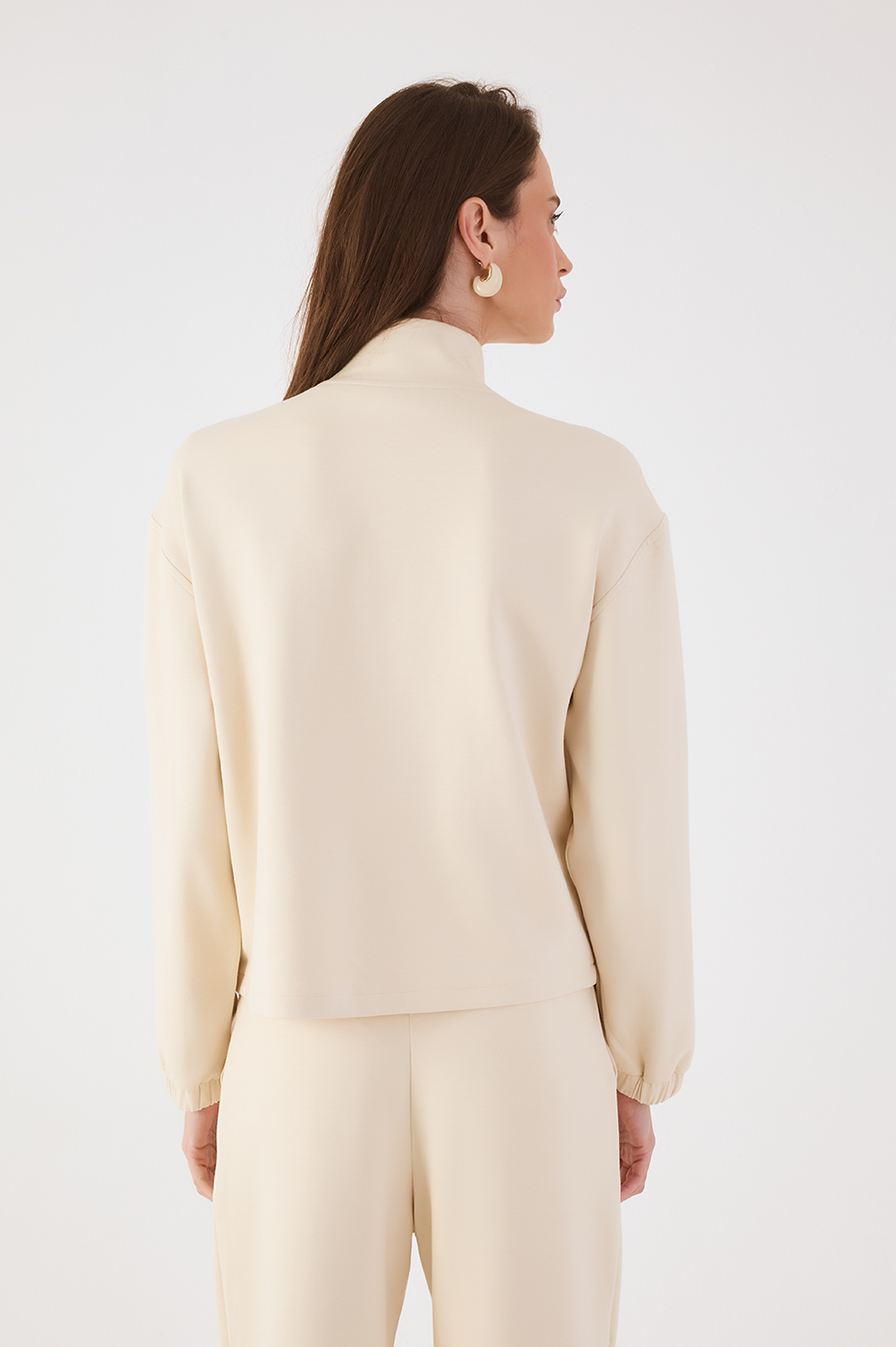 Off White Topstitched Jacket