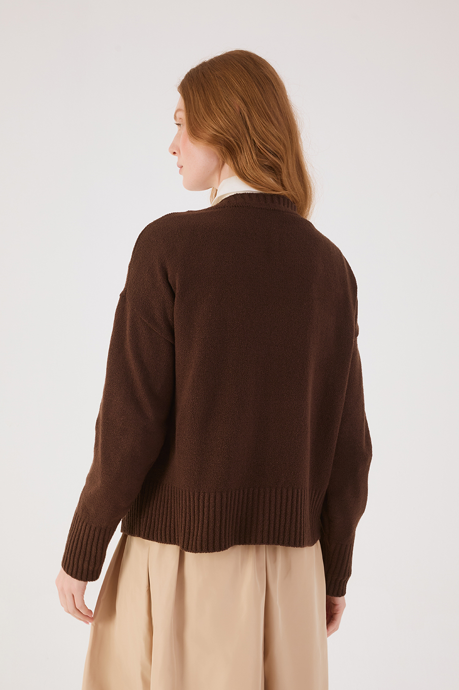 Leopard Print Jacquard knit jacket