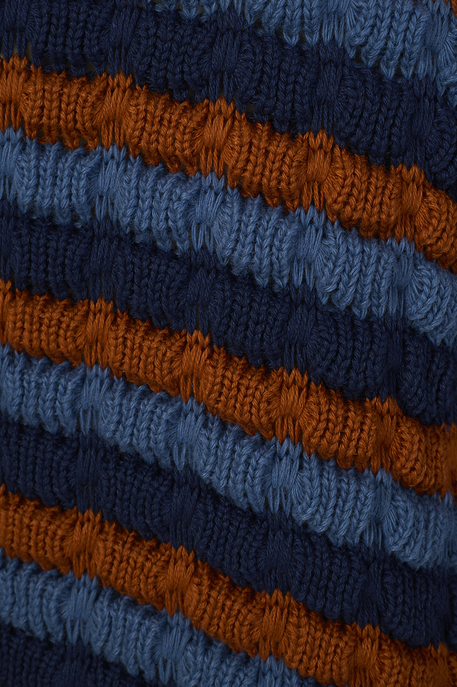 Denim Striped Tricot Coat_7
