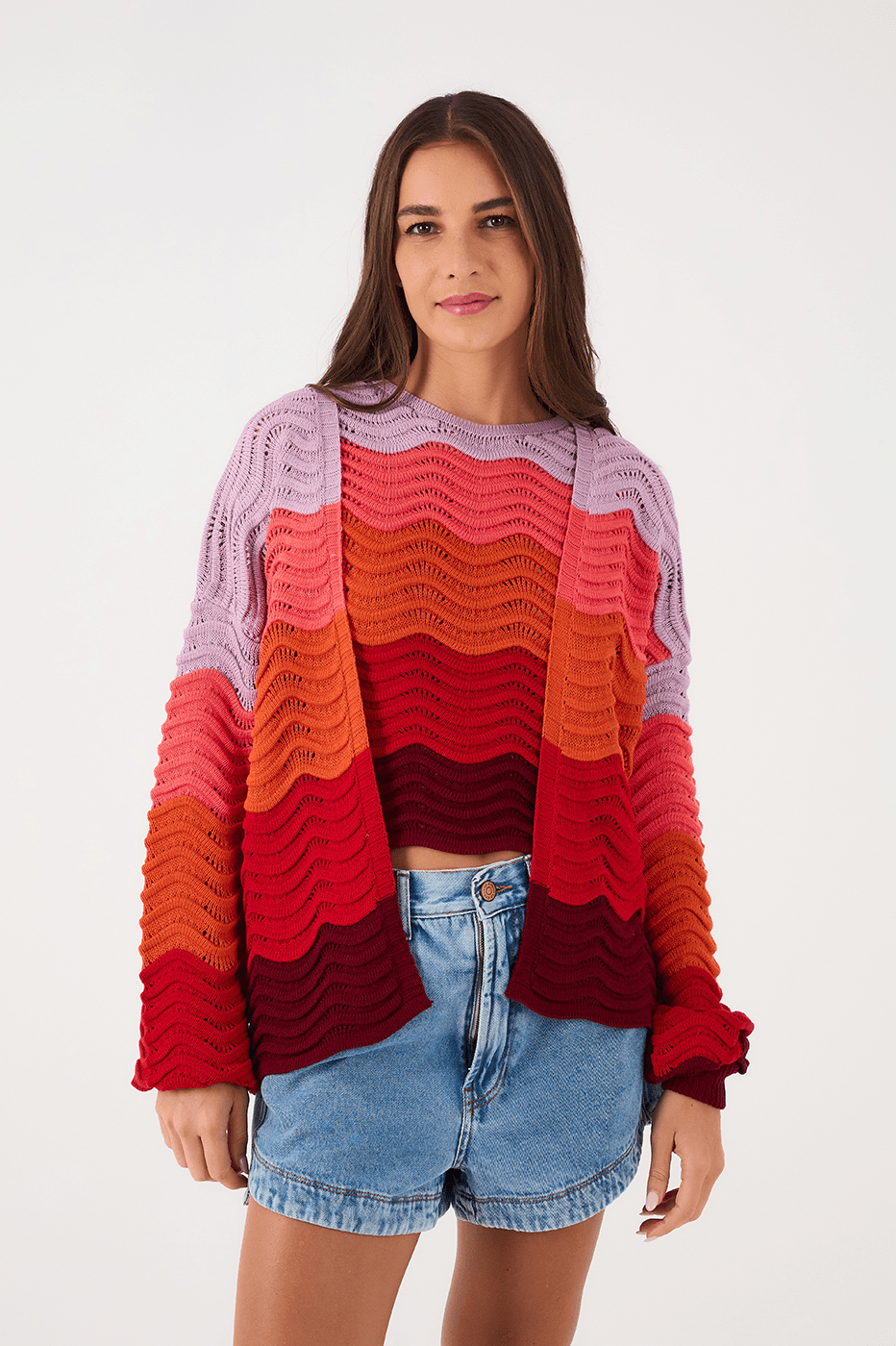Multicolor Wa Tricot Cardigan