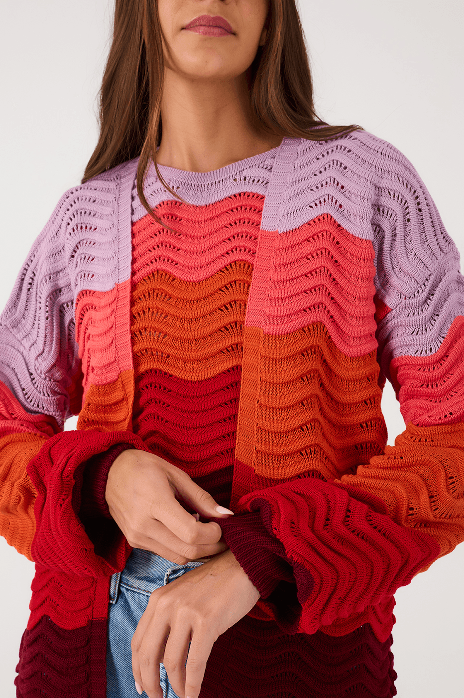 Multicolor Wa Tricot Cardigan