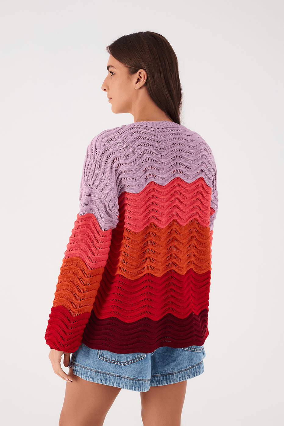 Multicolor Wa Tricot Cardigan