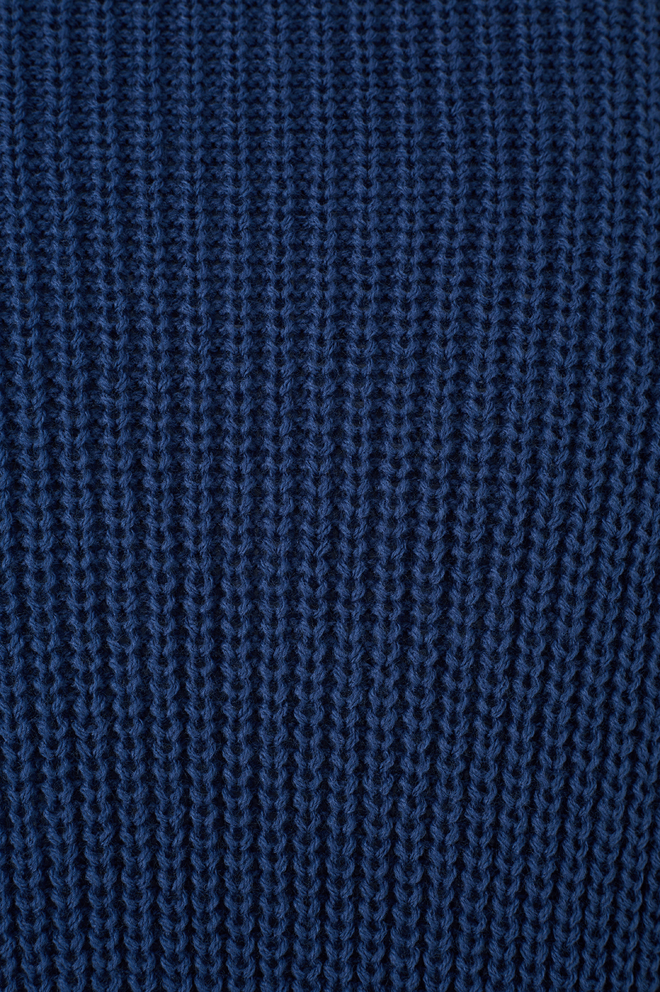 Blue Oversized Dropped Shoulder Tricot Cardigan