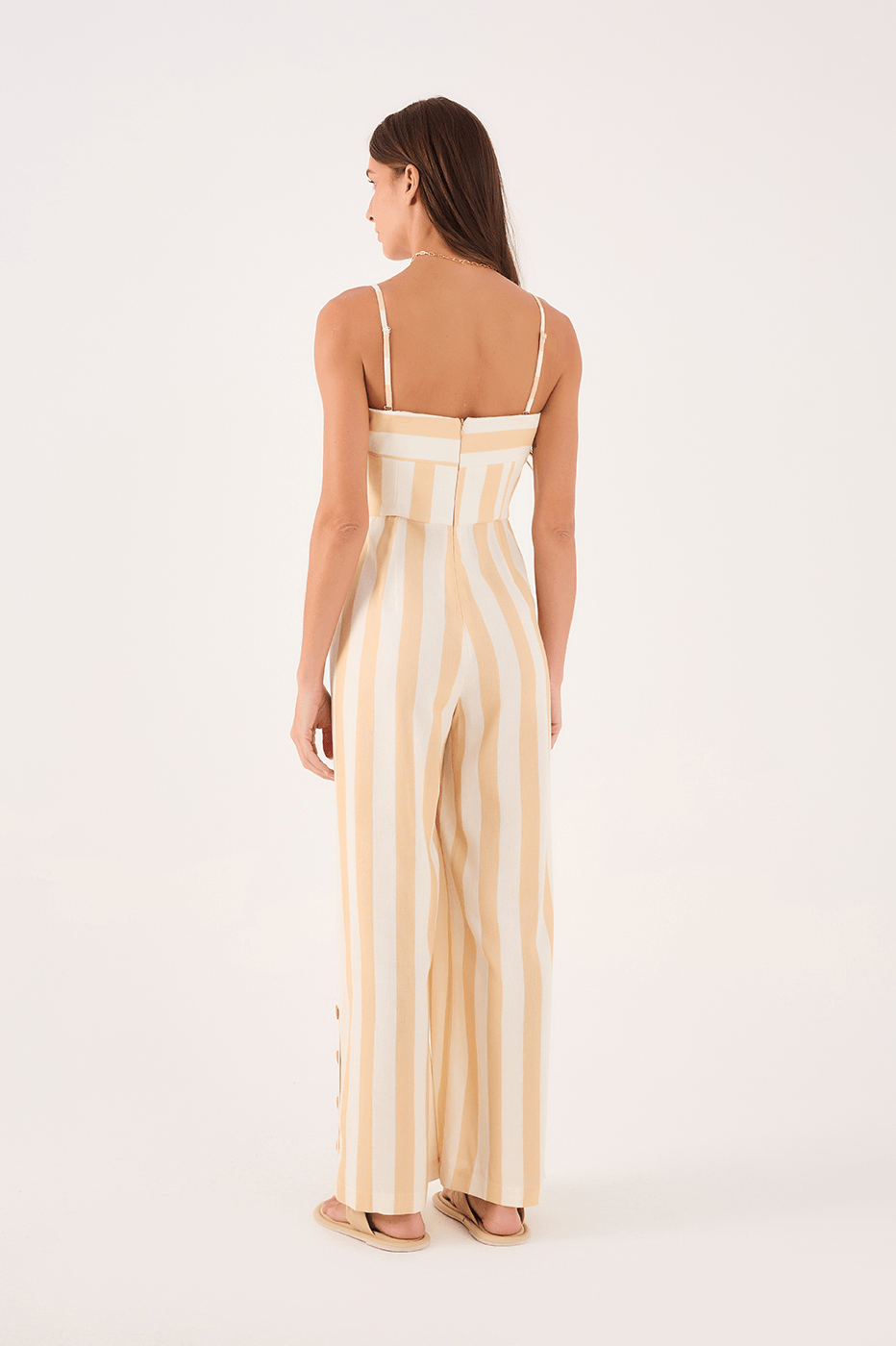 Linen Jumpsuit In Horizon Print_6