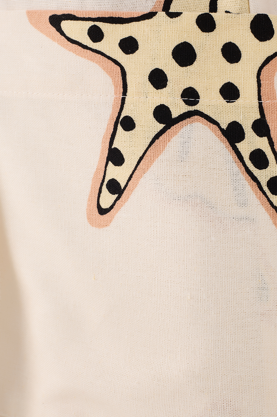 Linen Romper In Navy Print_6