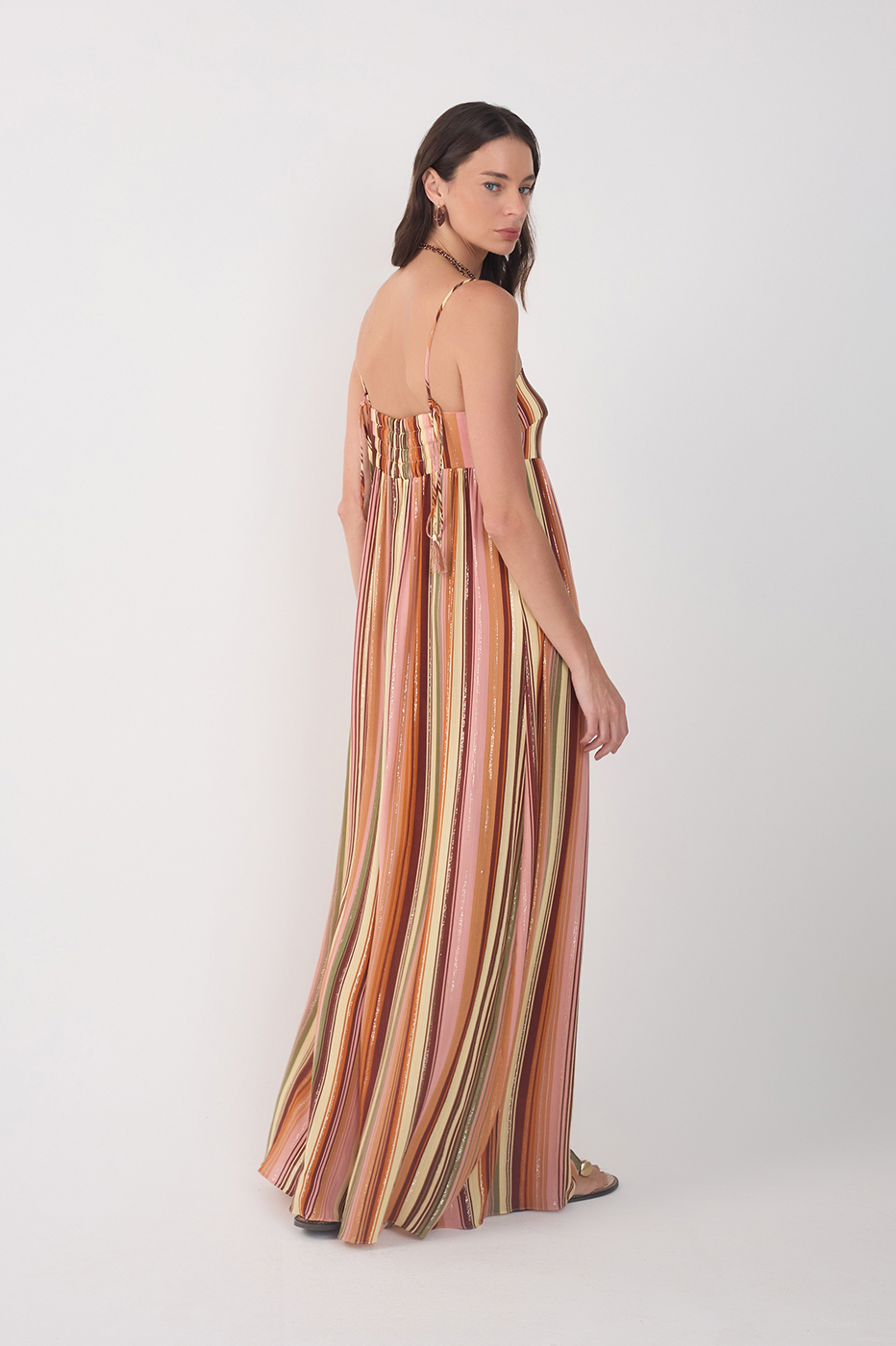 Bosque Print Lurex Jumpsuit