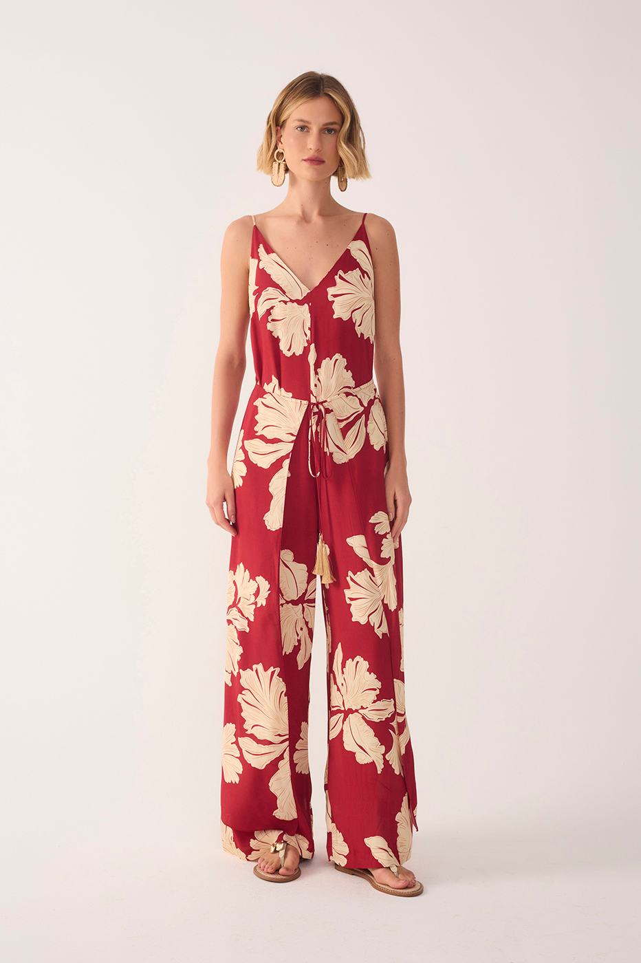 Petala Vermelha Print Jumpsuit