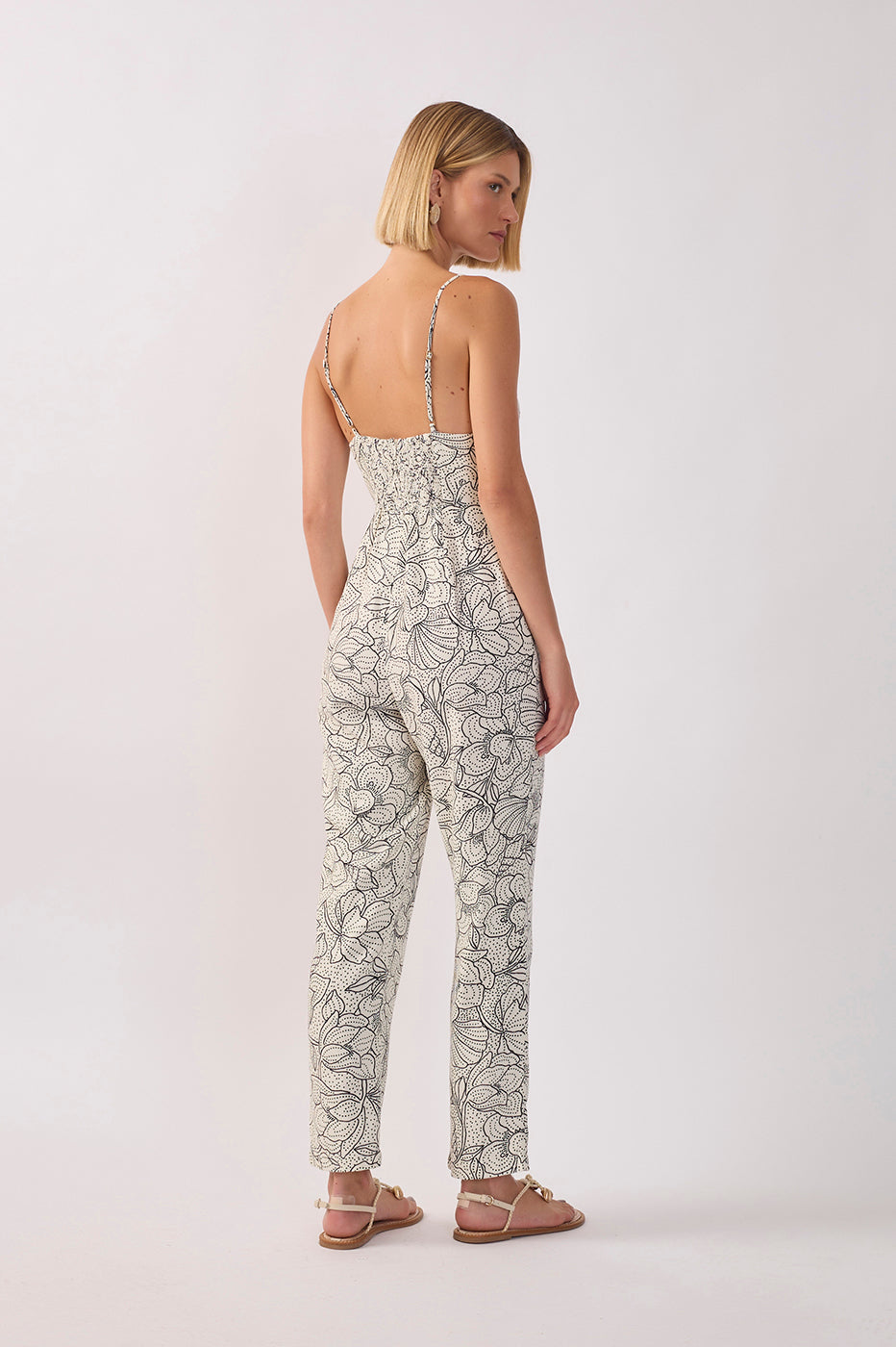Ponto a Ponto Print Linen Jumpsuit_6