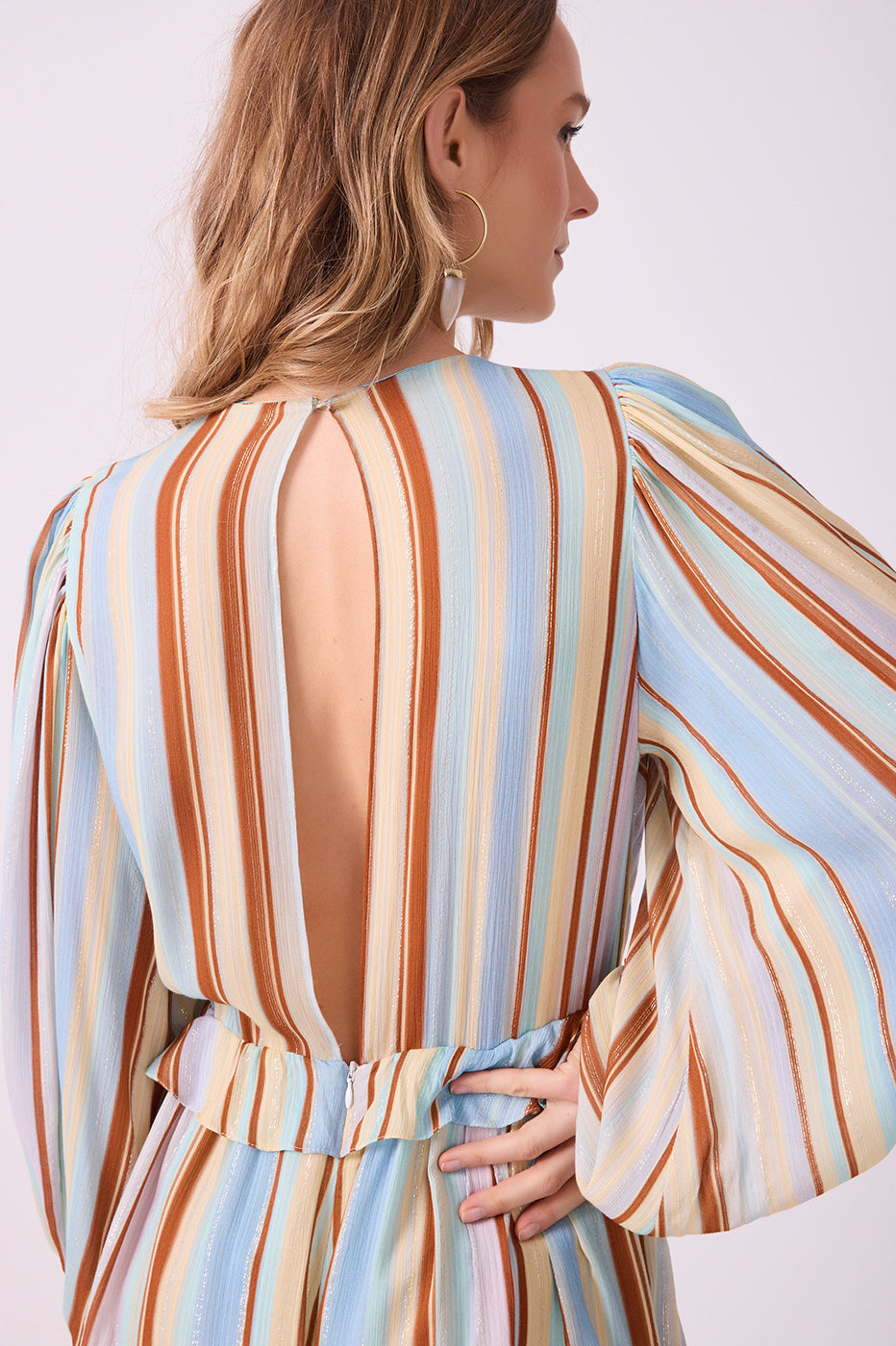 Listra Céu Print Lurex Romper_6