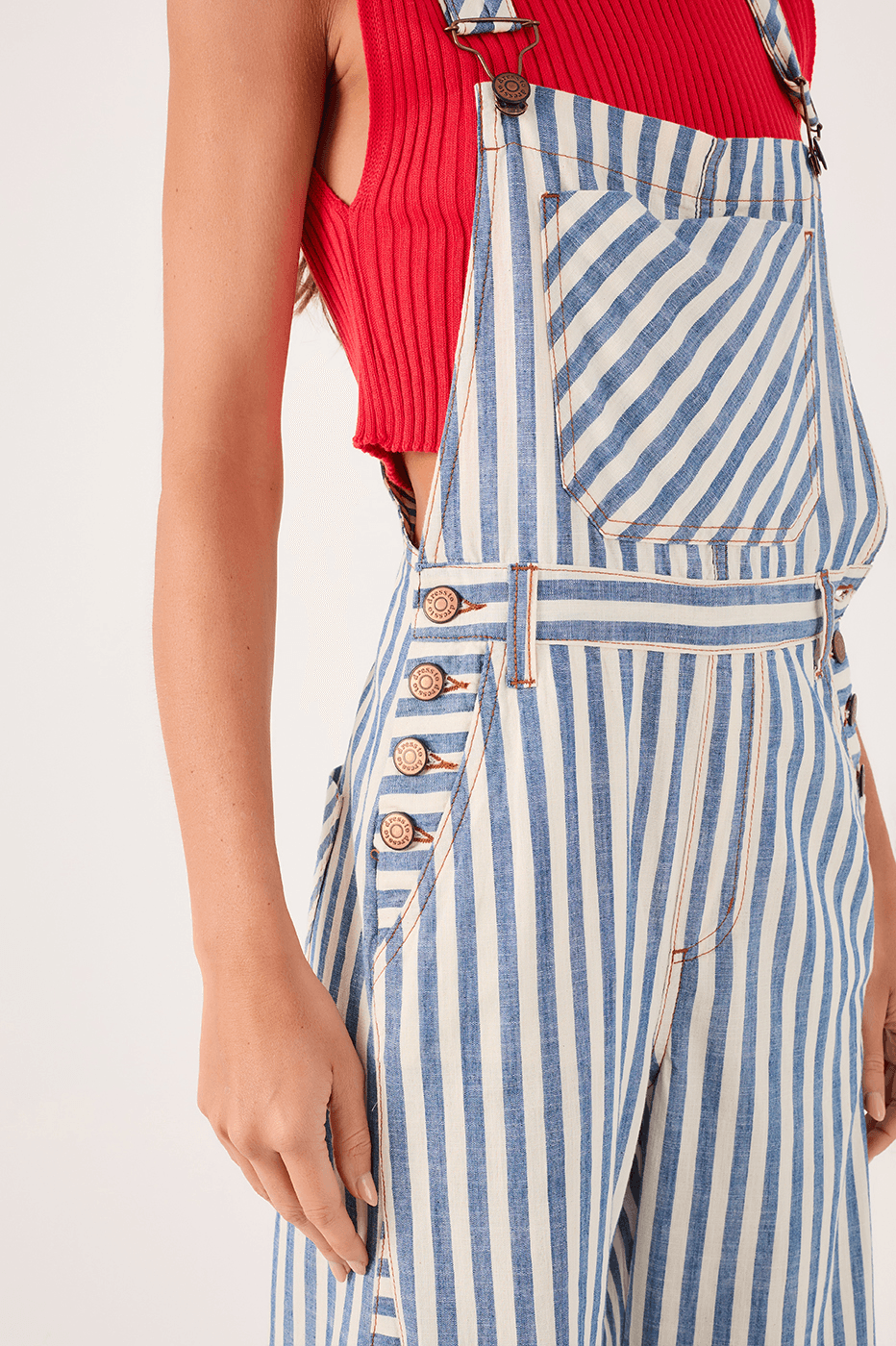 Denim Stripe Twill Overall_4