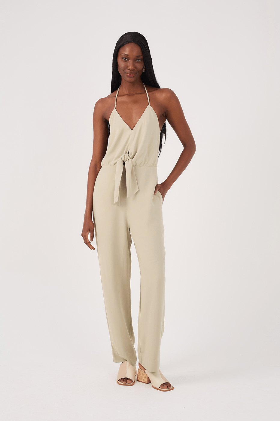 Unique Front Knot Jumpsuit_2