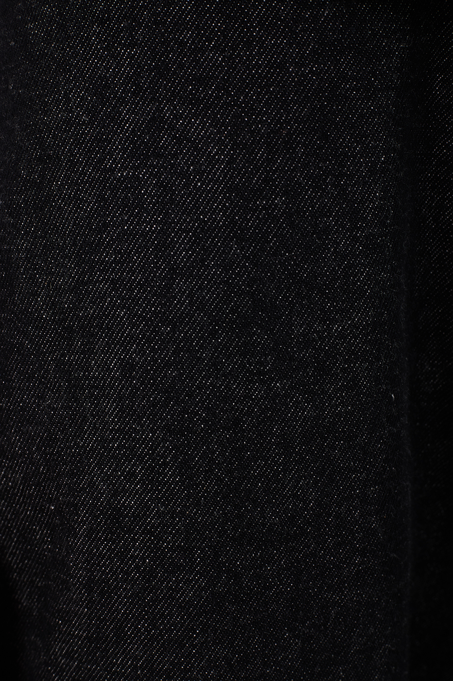 Black Denim Boat Neck Peplum Jumpsuit