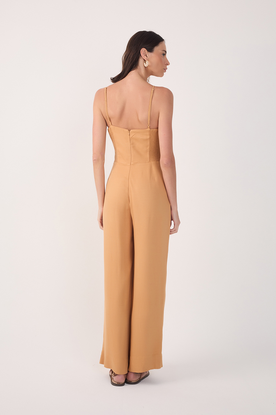 Smocked-Back Jumpsuit_5