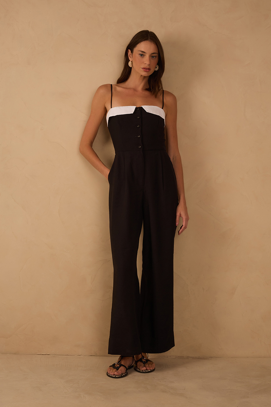 Cotton Yoke Jumpsuit_1