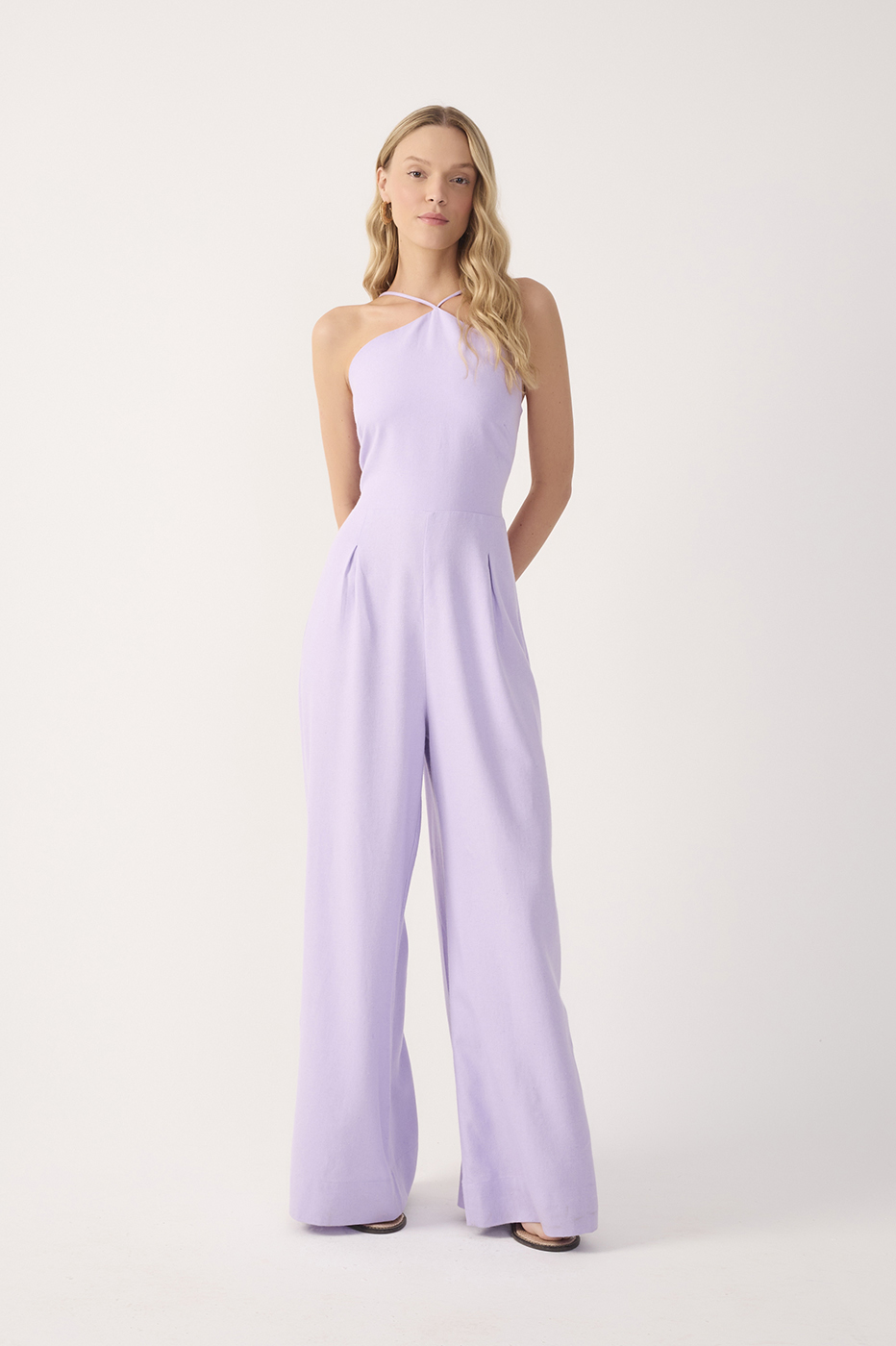 Distinctive Linen Jumpsuit