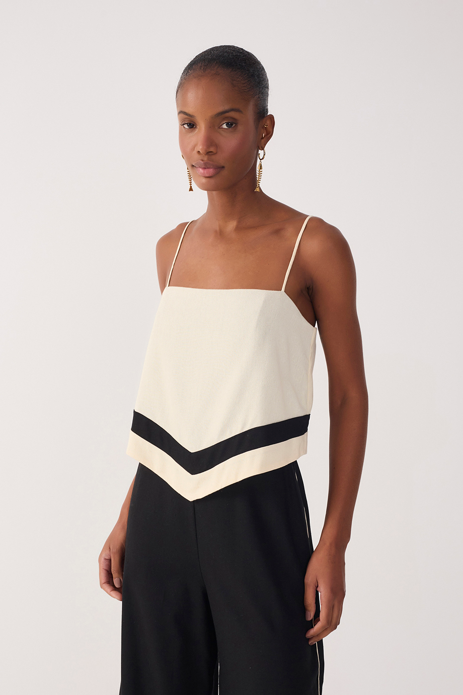 Linen Cutout Jumpsuit