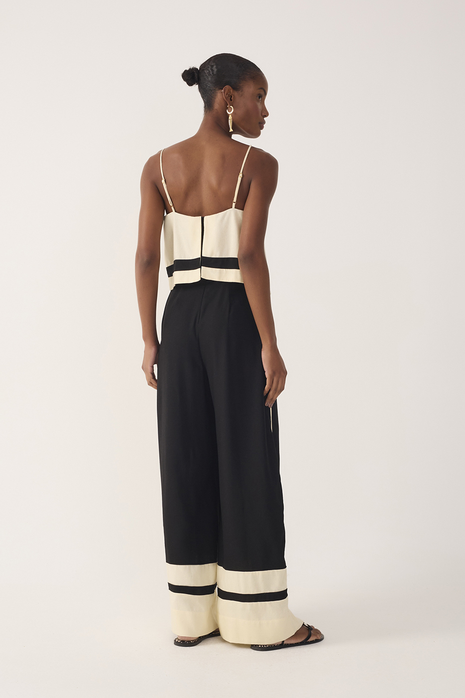 Linen Cutout Jumpsuit